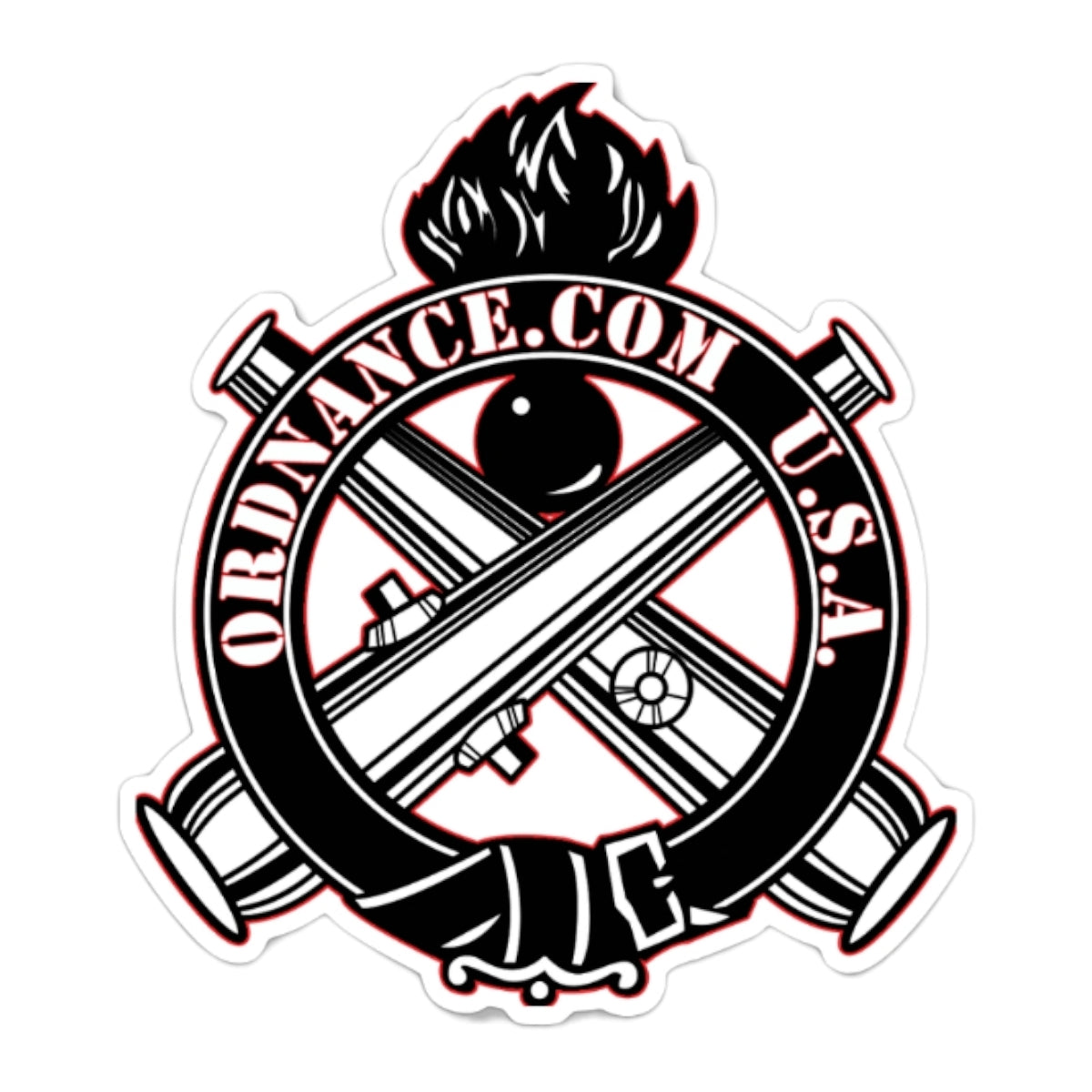Ordnance.com Vinyl Sticker
