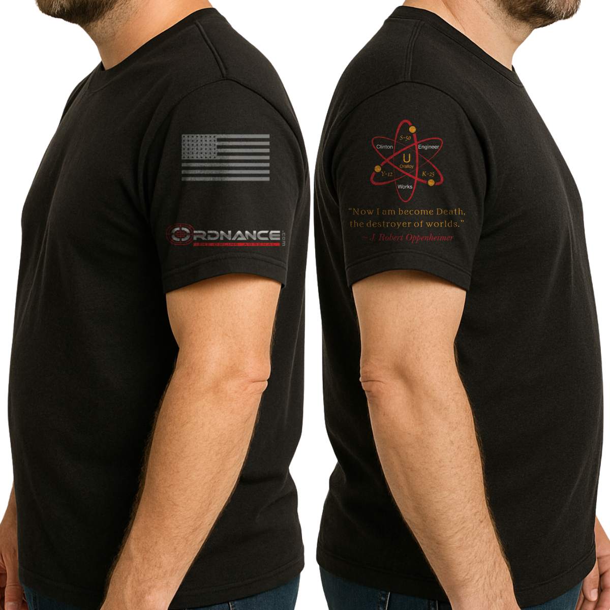 "Little Boy" L-11 Atomic Bomb 80th Anniversary T-Shirt 100% USA-Made