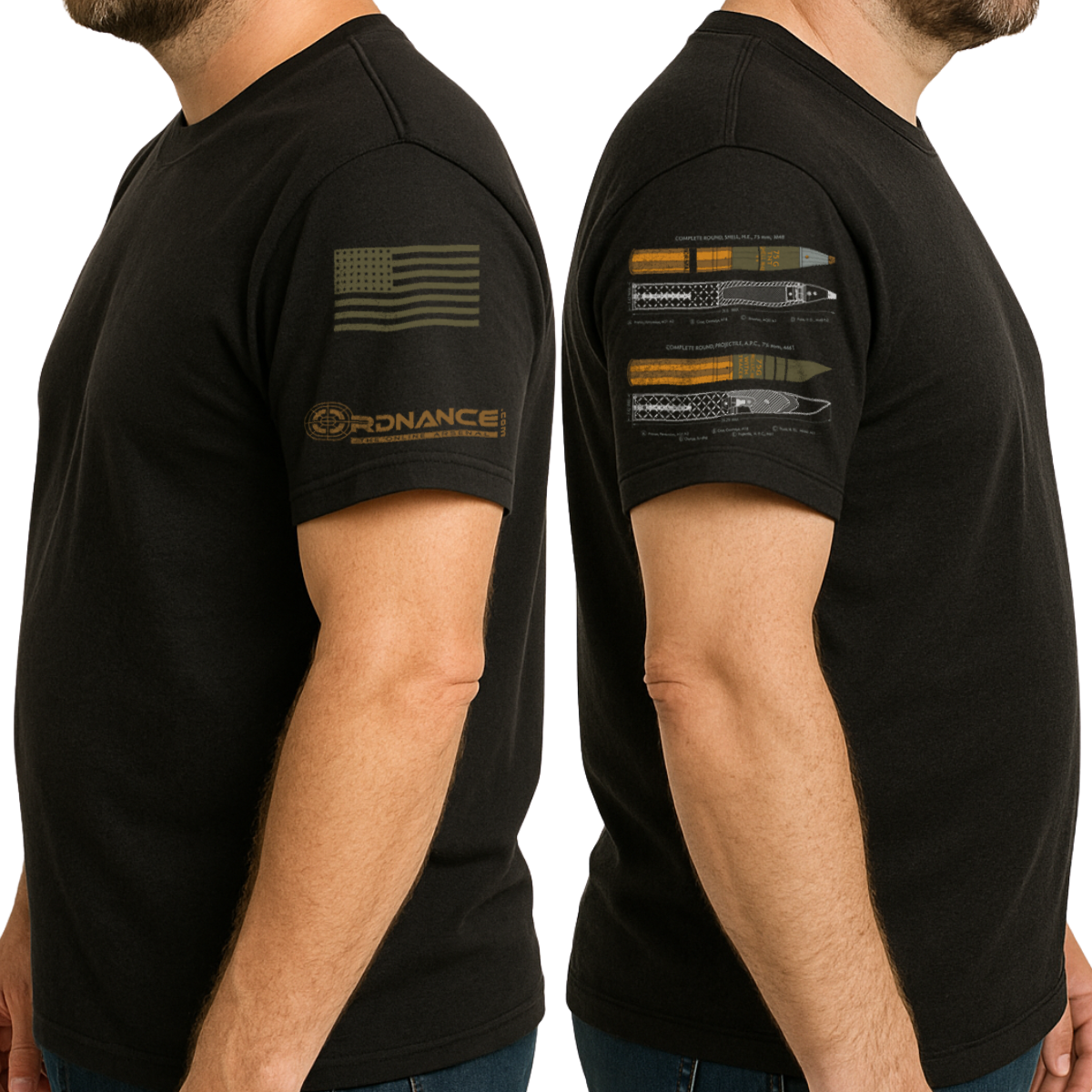 M4A4 Sherman Tank T-Shirt 100% USA-Made