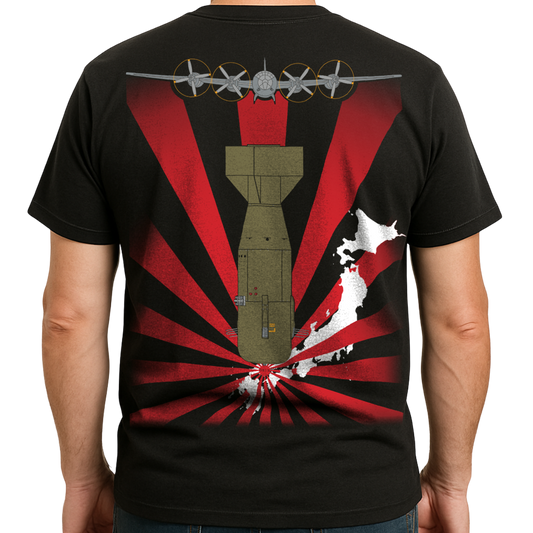 "Little Boy" L-11 Atomic Bomb 80th Anniversary T-Shirt 100% USA-Made