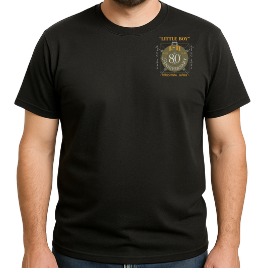 "Little Boy" L-11 Atomic Bomb 80th Anniversary T-Shirt 100% USA-Made